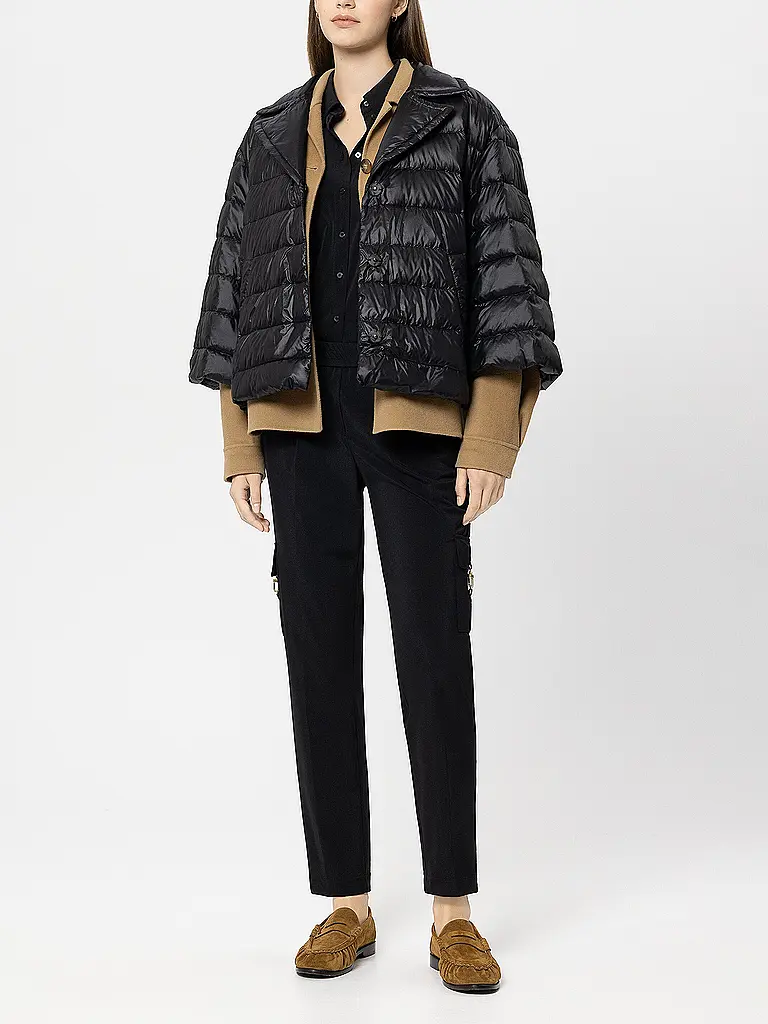 LUISA CERANO | Produktname: Capa - Poncho | Negro