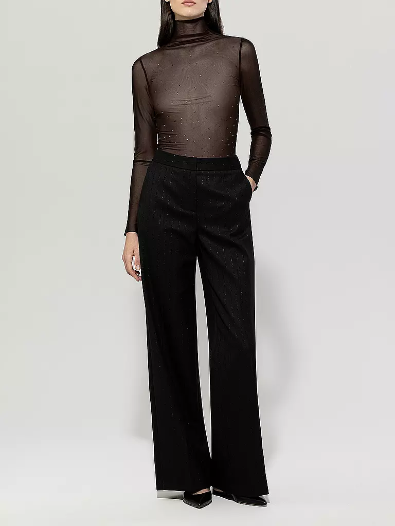 LUISA CERANO | Rollkragenshirt | Negro