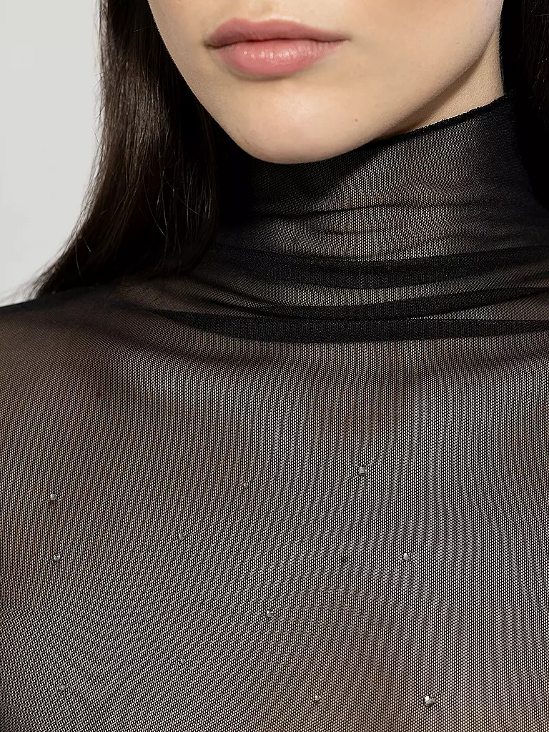 LUISA CERANO | Rollkragenshirt | Negro