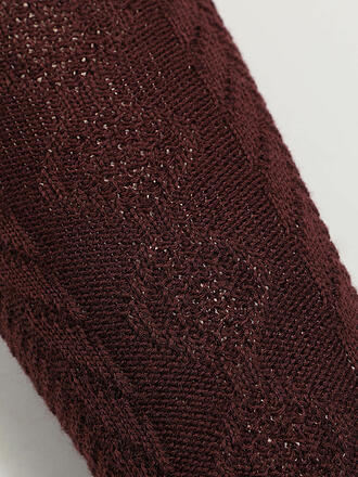 LUISE STEINER | Calcetines hasta la rodilla de traje tradicional burdeos