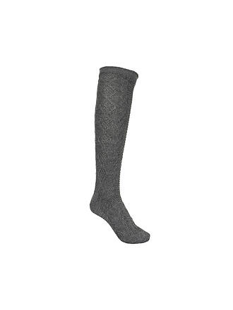 LUISE STEINER | Calcetines hasta la rodilla gris oscuro