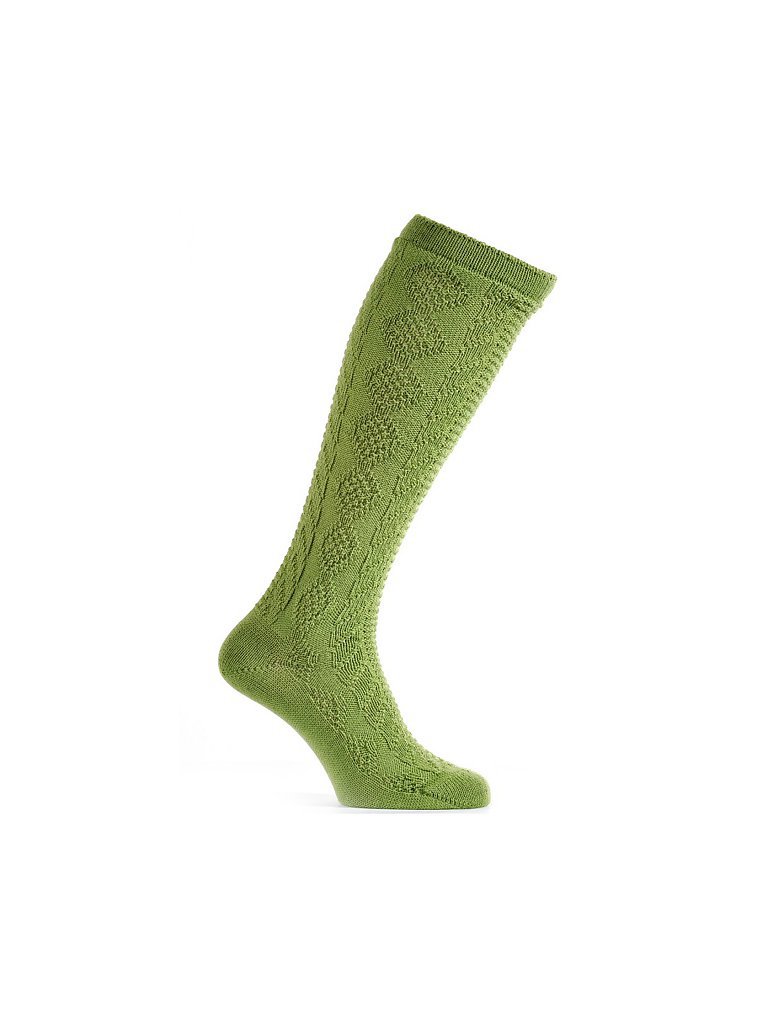 Calcetines hasta la rodilla color guisante verde 44-45