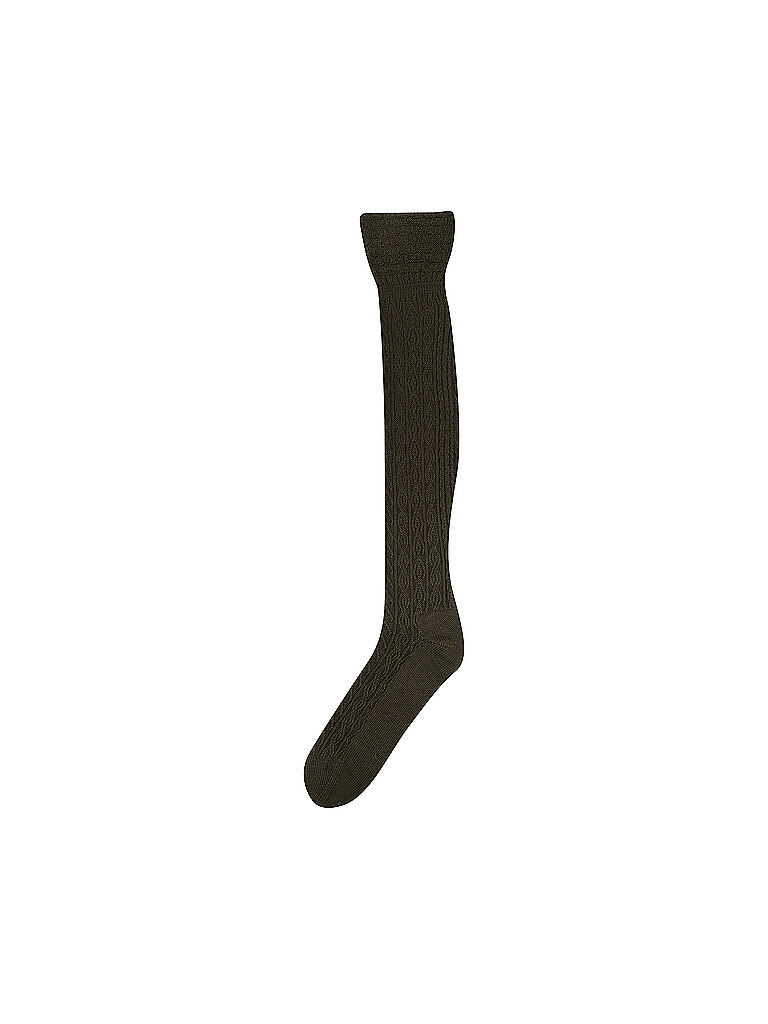 Calcetines tradicionales loden verde oscuro 40-41