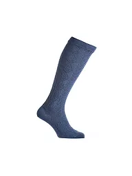 LUISE STEINER | Calcetines hasta la rodilla color mostaza | Azul