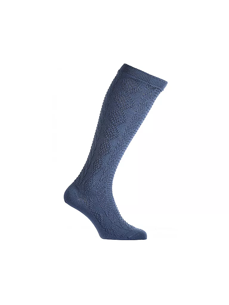 LUISE STEINER | Calcetines hasta la rodilla azul acero | Azul
