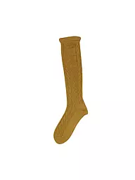 LUISE STEINER | Calcetines hasta la rodilla color mostaza | Mostaza