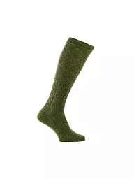 LUISE STEINER | Calcetines hasta la rodilla color mostaza | Oliva