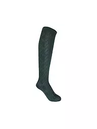 LUISE STEINER | Calcetines hasta la rodilla color mostaza | Verde oscuro