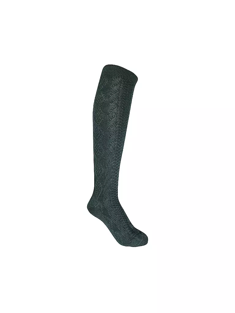 LUISE STEINER | Calcetines hasta la rodilla de traje tradicional abeto | Verde oscuro