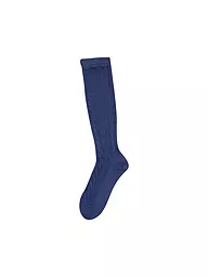 LUISE STEINER | Calcetines hasta la rodilla color mostaza | Azul