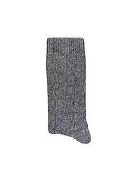 LUISE STEINER | Calcetines tradicionales gris oscuro | Gris