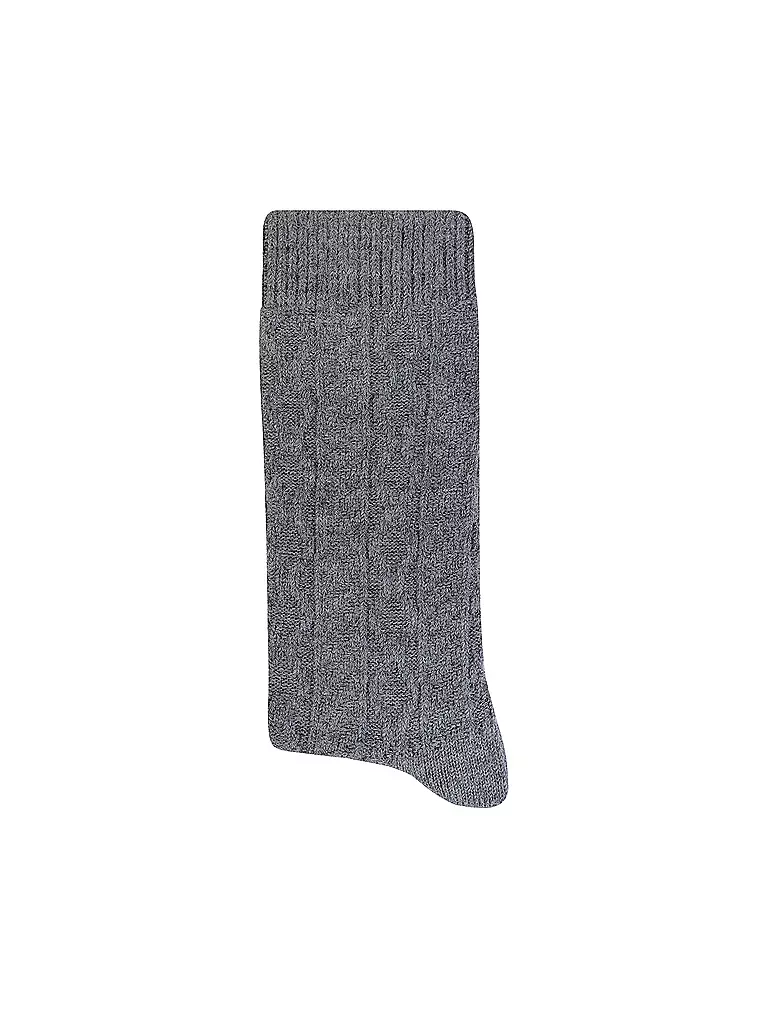 LUISE STEINER | Calcetines tradicionales gris oscuro | Gris
