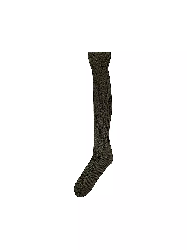 LUISE STEINER | Calcetines tradicionales loden | Verde oscuro