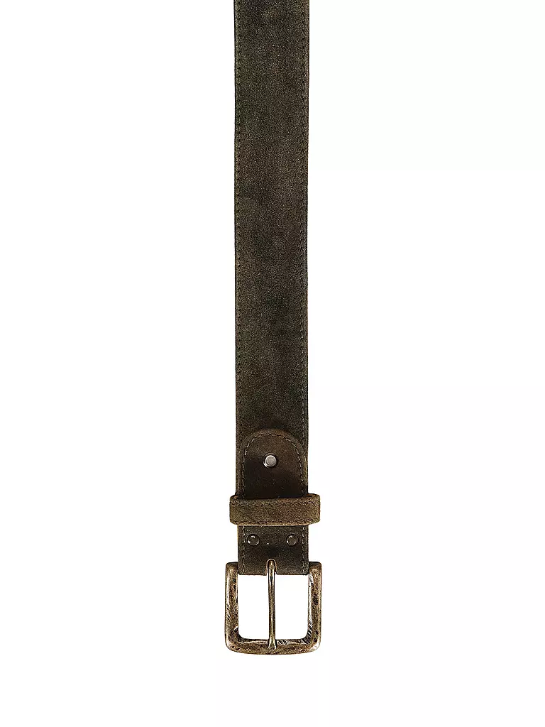 LUISE STEINER | Cinturón de cuero tradicional RE 2 AM | Marrón