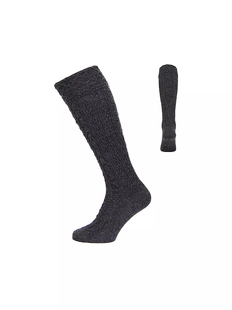 LUISE STEINER | Kniestrümpfe anthra | Gris