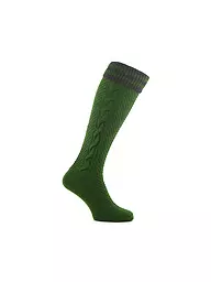 LUISE STEINER | Calcetines tradicionales tabaco guisante | Verde