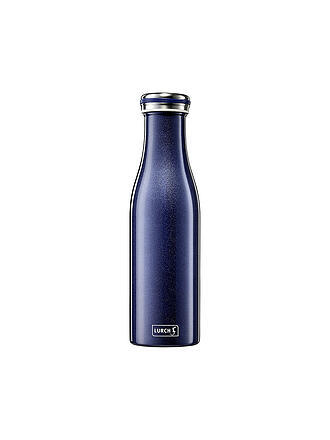 LURCH | Botella aislante - Termo de acero inoxidable 0,5 l Azul Metálico