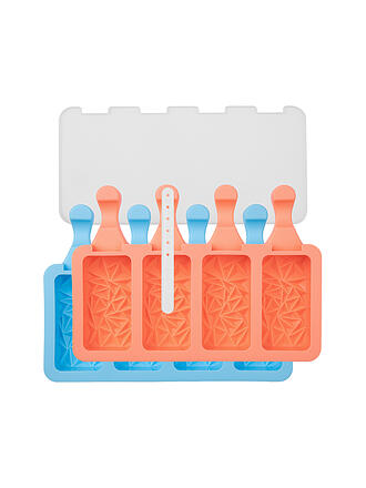 LURCH | Juego de 2 moldes para helado POPSICLE ICEFORM TRIANGLE Aquamarine Peach