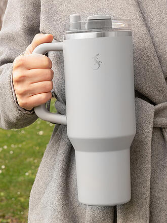 LURCH | Vaso térmico con pajita 1,2l Gris Jura