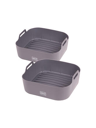 LURCH | Set de 2 moldes de silicona para freidora de aire caliente S/Gris