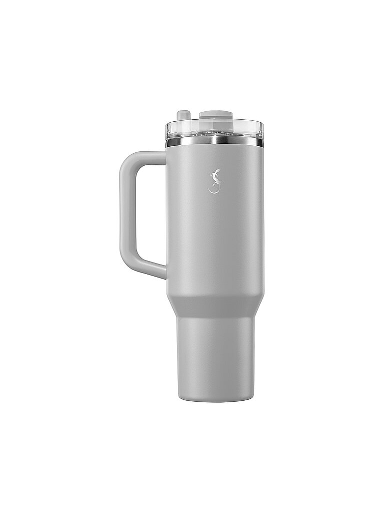Vaso térmico con pajita 1,2l Gris Jura gris claro