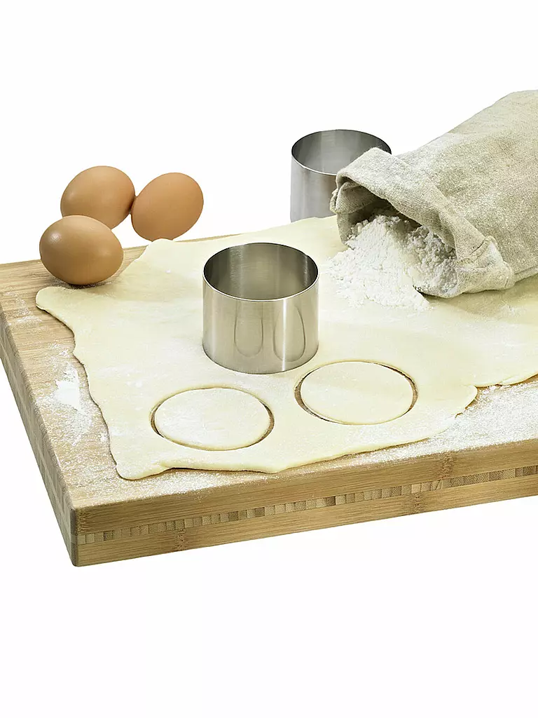 LURCH | Aros para emplatar de acero inoxidable, juego de 8 piezas |