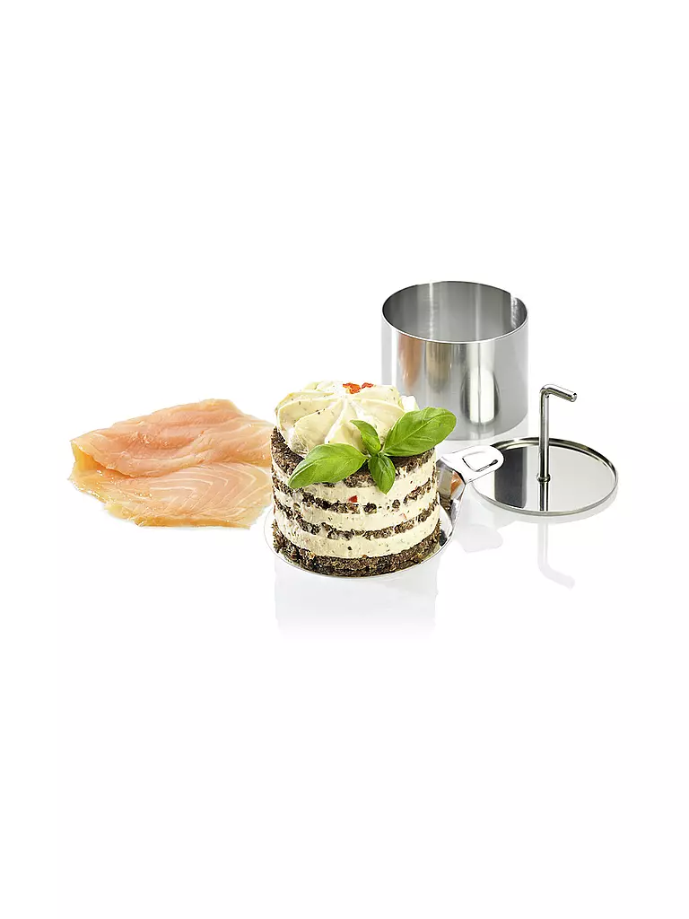 LURCH | Aros para emplatar de acero inoxidable, juego de 8 piezas |