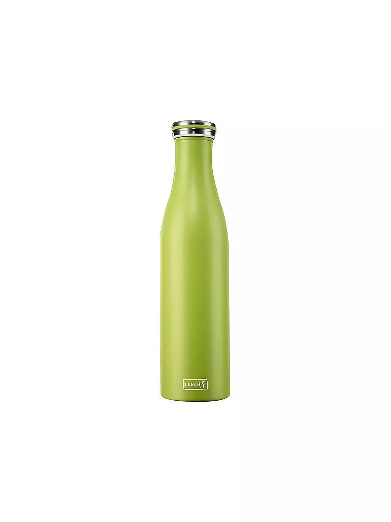 LURCH | Botella aislante - Termo de acero inoxidable 0,75 l Verde Fresco | Verde