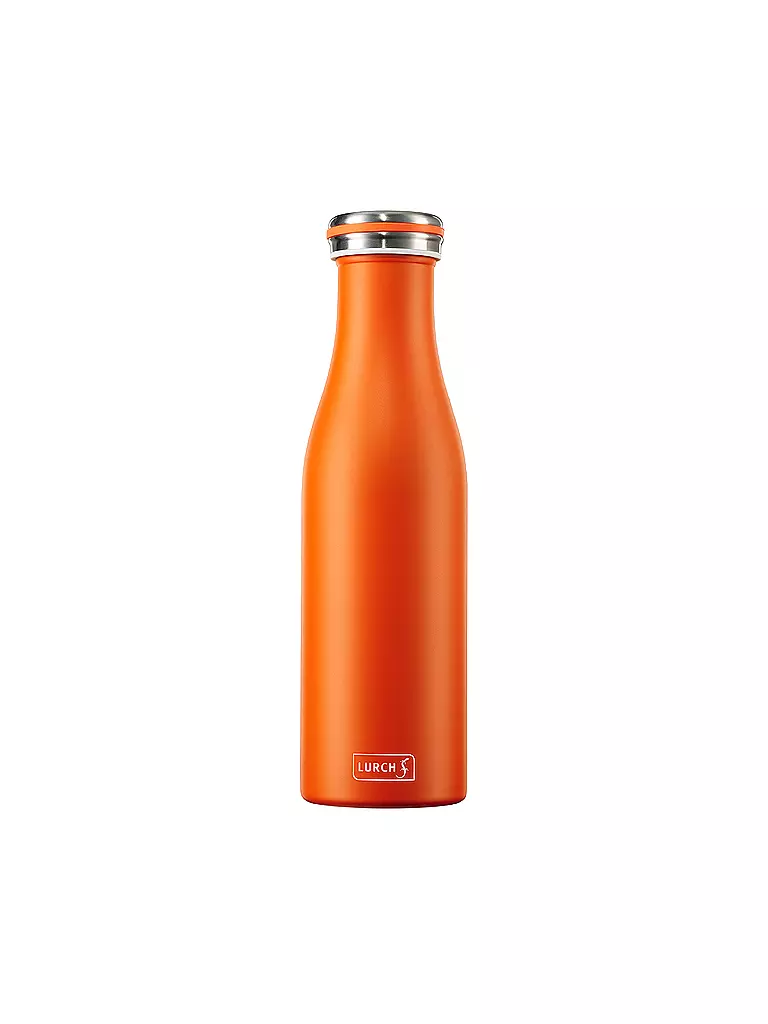 LURCH | Botella isotérmica - Termo de acero inoxidable 0,5 l Naranja | Naranja