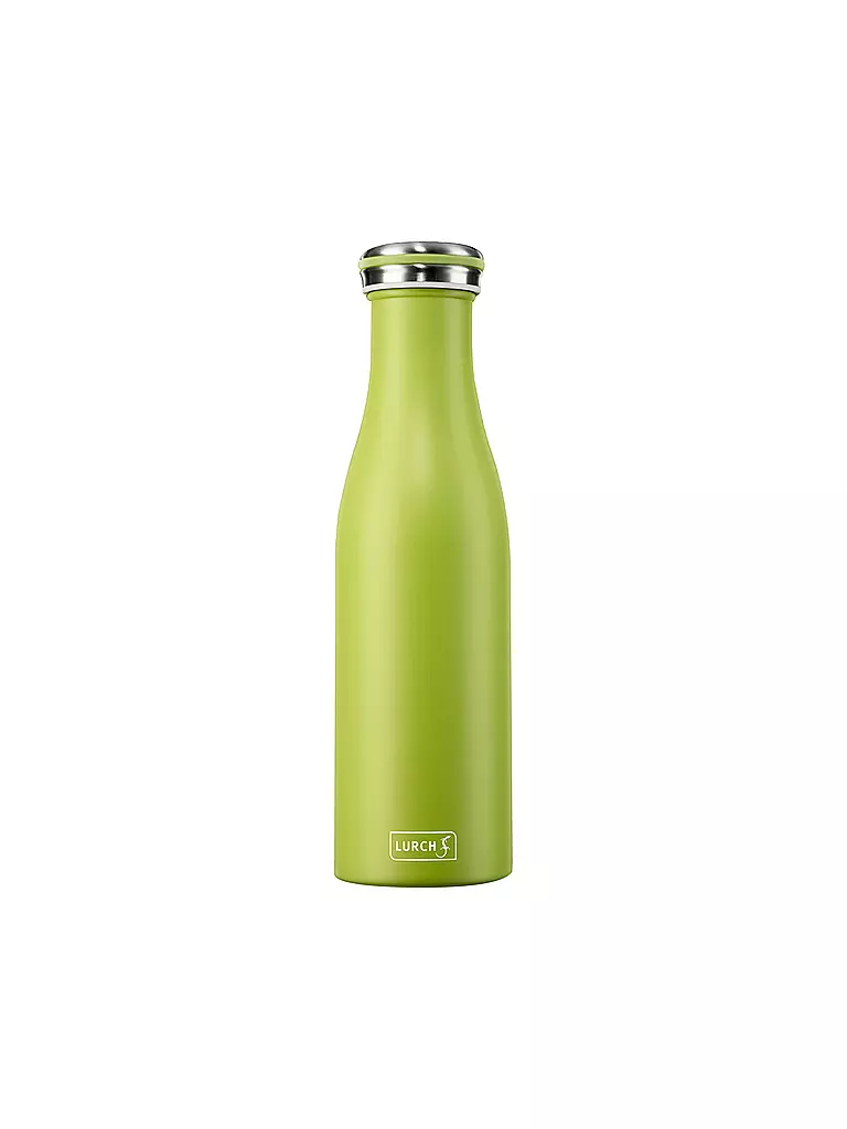 LURCH | Botella isotérmica - Termo de acero inoxidable 0,5 l Verde Fresco | Verde