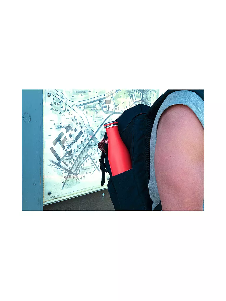 LURCH | Botella termo - Termo de acero inoxidable 0,5 l Rosa | Fucsia