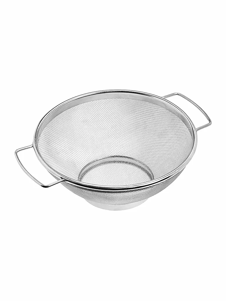 LURCH | Colador de pie de acero inoxidable de 22 cm | Plata
