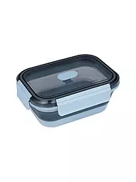 LURCH | Fiambrera de silicona 0,8 l Frozen-Blue | Azul claro