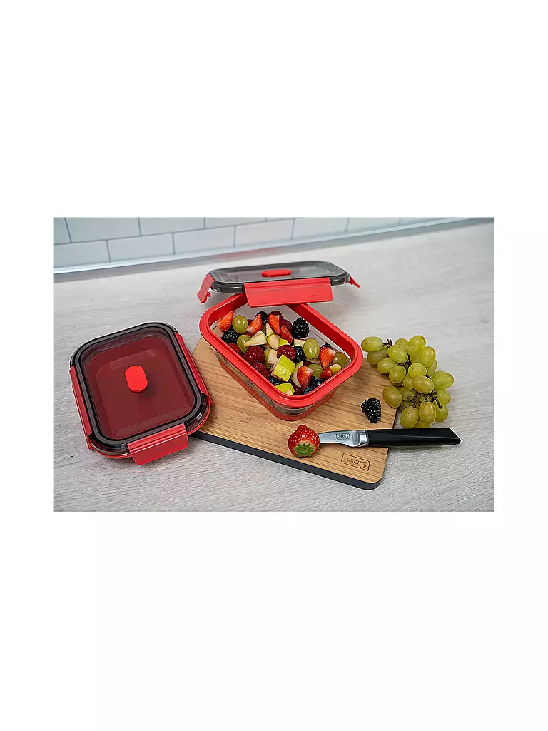 LURCH | Fiambrera de silicona 0,8 l Frozen-Pink | Fucsia