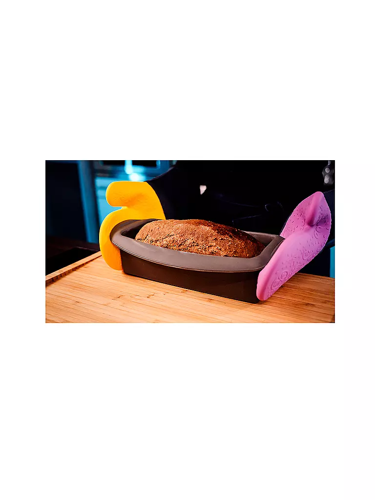 LURCH | Guante de cocina de silicona Amarillo / Negro | Amarillo