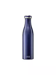 LURCH | Botella aislante - Termo de acero inoxidable 0,75 l Verde Fresco | Azul oscuro