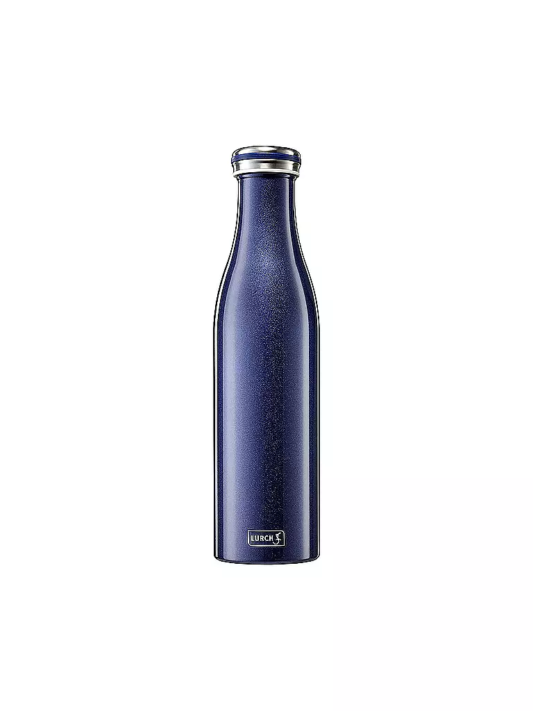 LURCH | Isolierflasche - Termo de acero inoxidable 0,75 l Azul Metálico | Azul oscuro
