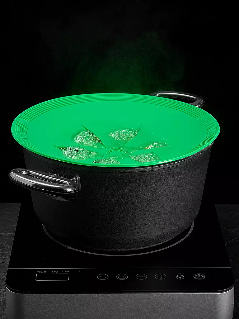 LURCH | Protector anti-salpicaduras de silicona de 27 cm, verde | Verde