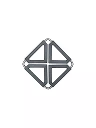 LURCH | Salvamanteles de silicona plegable gris hierro | Gris