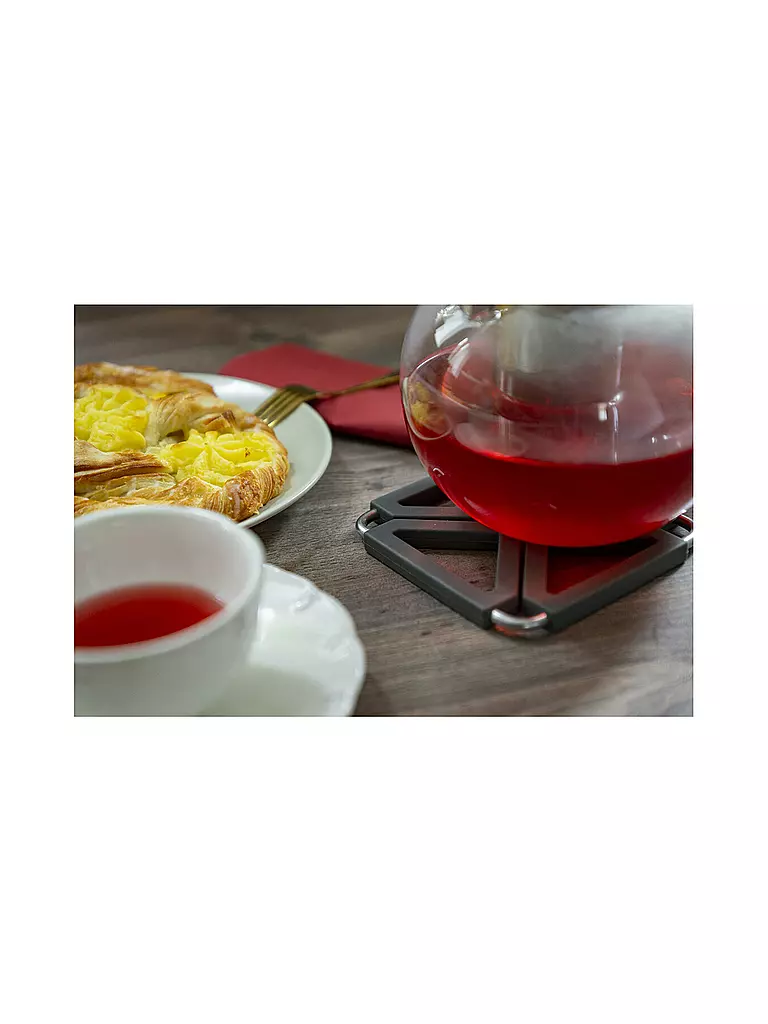 LURCH | Salvamanteles de silicona plegable gris hierro |