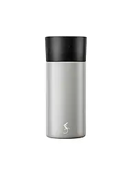 LURCH | Vaso térmico de acero inoxidable 360° 0,3 l negro | Gris claro
