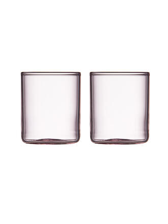 LYNGBY GLAS | Juego de 2 vasos de chupito TORINO 6cl Rosa