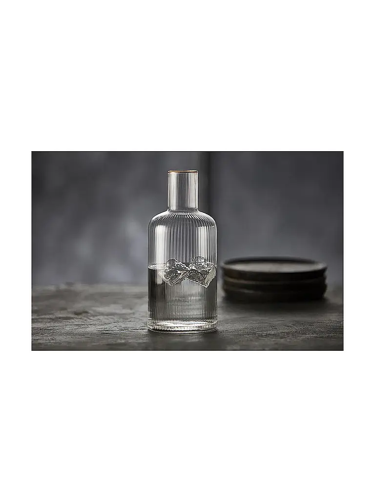 LYNGBY GLAS | Jarra con borde dorado 1,5l PALERMO | 