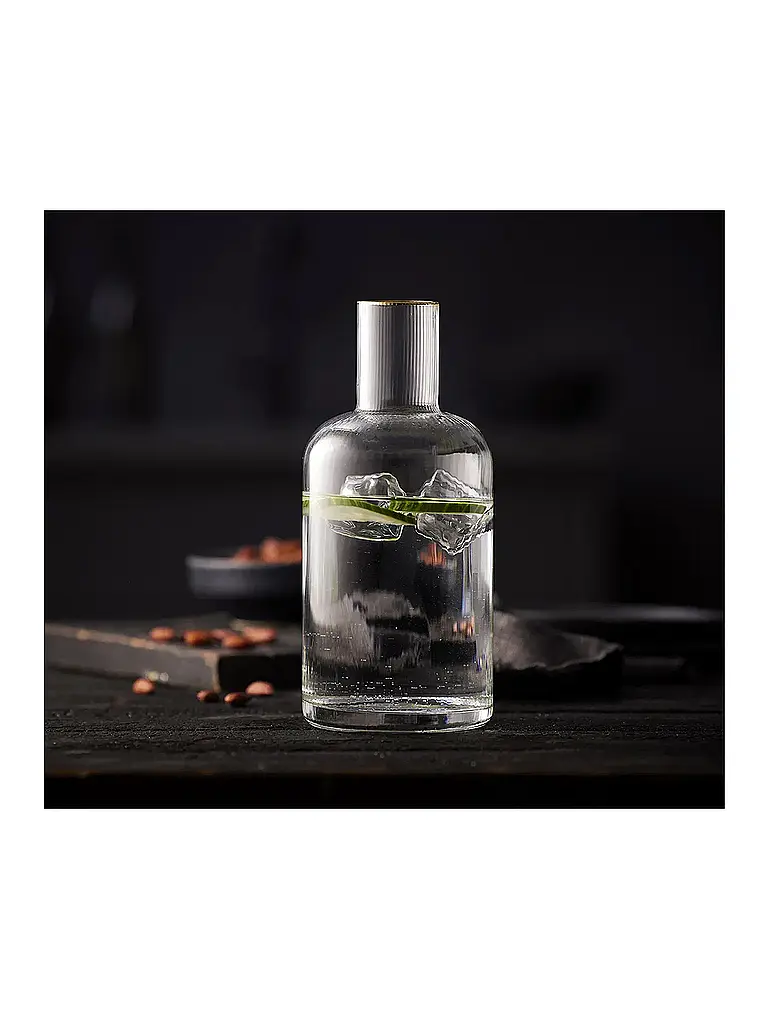 LYNGBY GLAS | Jarra con borde dorado 1,5l PALERMO | 