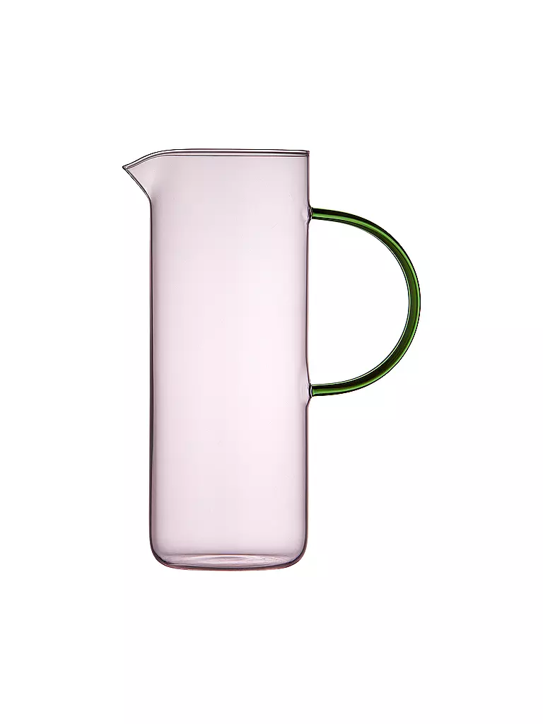 LYNGBY GLAS | Jarra de cristal TORINO 1,1l Rosa/Azul | Rosa