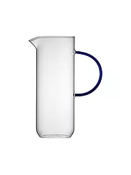 LYNGBY GLAS | Jarra de cristal TORINO 1,1l Transparente/ Azul | Transparente