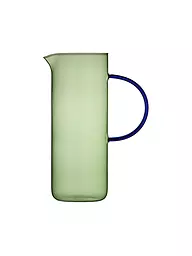 LYNGBY GLAS | Jarra de cristal TORINO 1,1l Transparente/ Azul | Verde claro