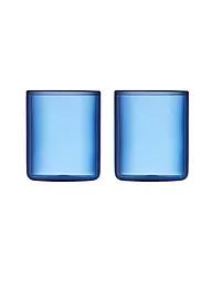 LYNGBY GLAS | Juego de 2 vasos de chupito TORINO 6cl Rosa | Azul