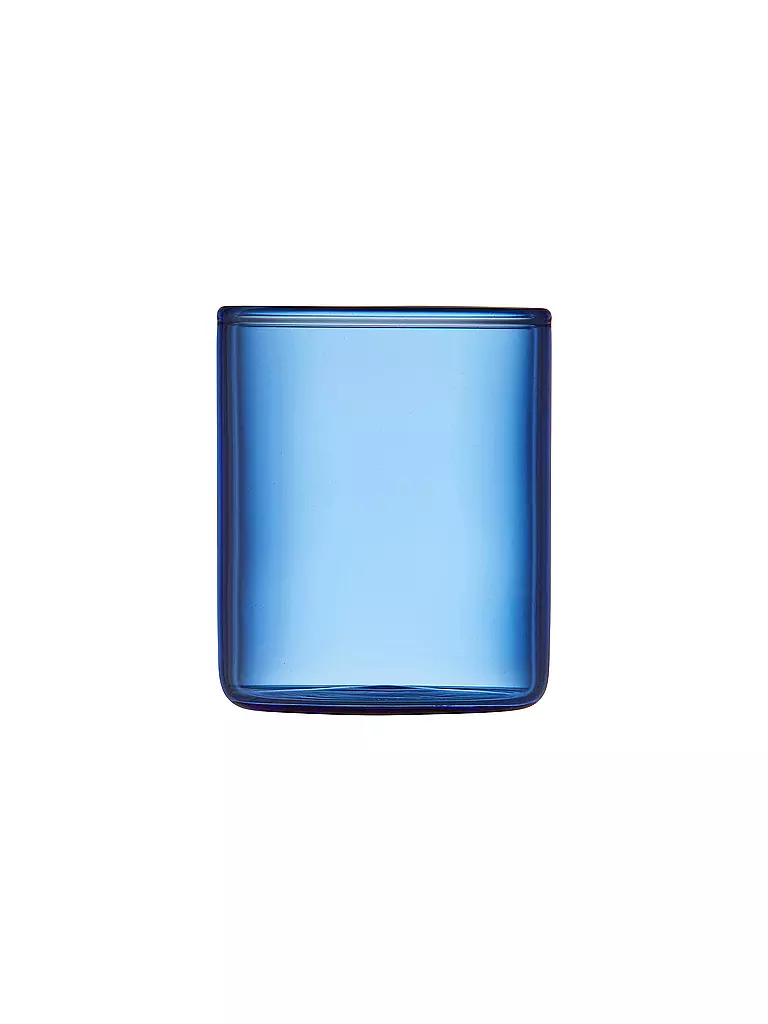 LYNGBY GLAS | Juego de 2 vasos de chupito TORINO 6cl Azul | 
