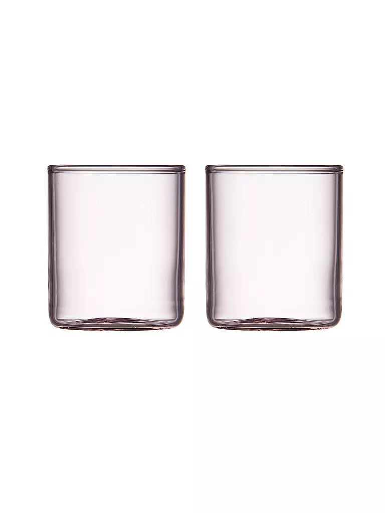 LYNGBY GLAS | Juego de 2 vasos de chupito TORINO 6cl Rosa | Rosa